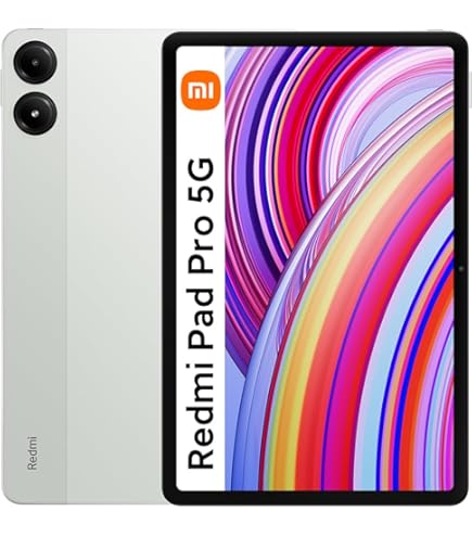 Xiaomi Redmi Pad Pro 5G 6+128GB Grün mit Ringhalter, Snapdragon 7s